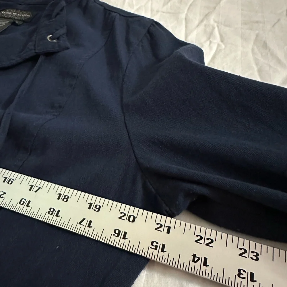 Live a Little Navy Utility Jacket - Picture 10 of 11